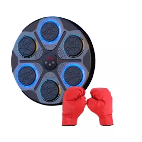   Falra szerelhető zenélő boxgép+kesztyű - Bluetooth, USB töltés, beépített hangszóró
