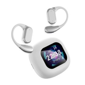   SonicEdge Q18 Kijelzős bluetooth fülhallgató,ANC zajszűréssel,fehér