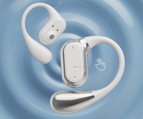 SonicEdge Q18 Kijelzős bluetooth fülhallgató,ANC zajszűréssel,fehér