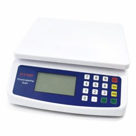   DT580 digitális konyhai és árszámoló mérleg 30 kg – rozsdamentes mérőtálcával