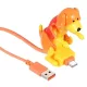 Töcskölő tacskó telefon töltő kábel USB - type C