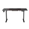 Elektromosan állítható magasságú gamer asztal 140*60cm